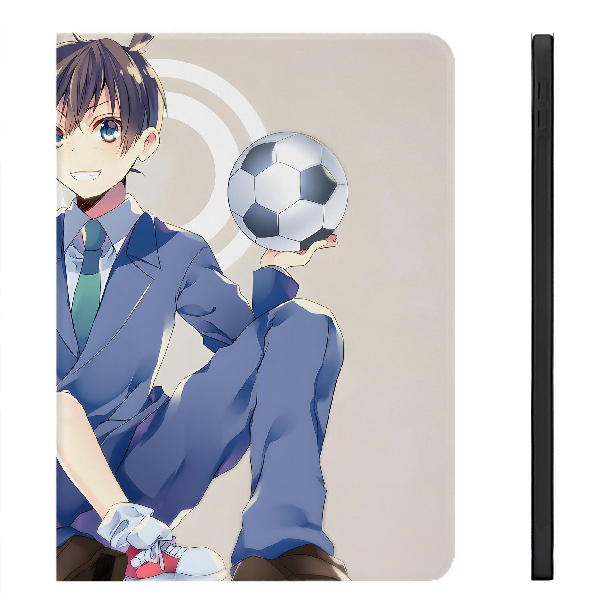 （画像用） 名探偵コナン Detective Conan IPadケース ペンホルダー付き ブックスタイルデザイン